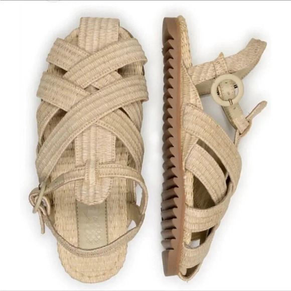 Farm Rio Synthetic Raffia Zigzag sandals - Picture 3 of 9